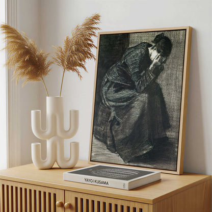 Framed Canvas - Framed canvas in a stylish interior setting