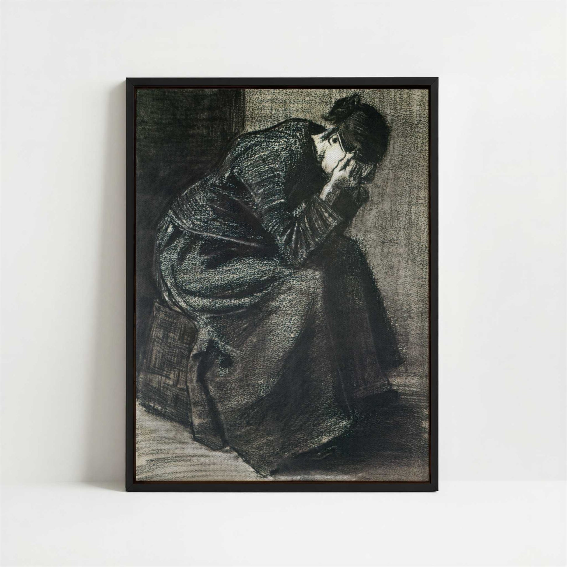 Framed Canvas - Framed canvas in black frame