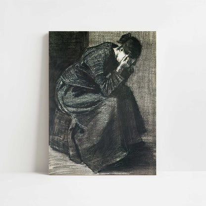 Woman with Head in Hands (1883) by Vincent van Gogh – Art Print - Unframed art print
