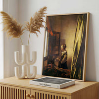 Framed Canvas - Framed canvas in a stylish interior setting