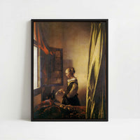 Framed Canvas - Framed canvas in black frame