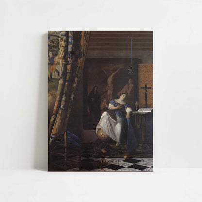 Allegory of Faith (c.1671-74) by Johannes Vermeer – Art Print - Unframed art print