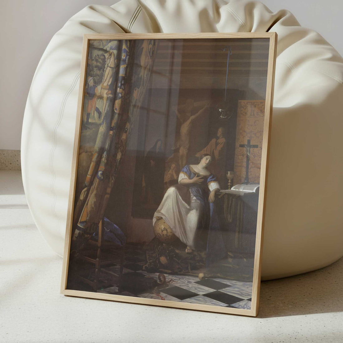 Allegory of Faith (c.1671-74) by Johannes Vermeer – Art Print - Interior inspiration