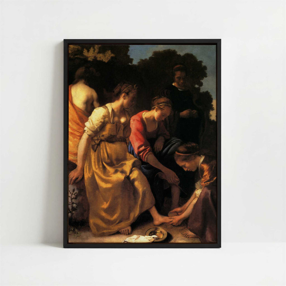 Framed Canvas - Framed canvas in black frame