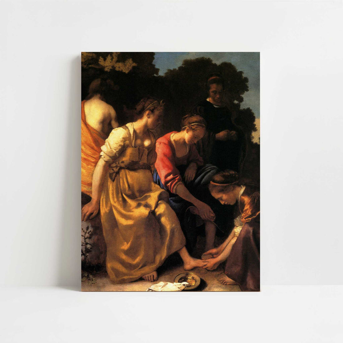 Diana & her Companions (1655–56) by Johannes Vermeer – Art Print - Unframed art print
