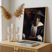 Framed Canvas - Framed canvas in a stylish interior setting
