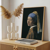 Framed Canvas - Framed canvas in a stylish interior setting