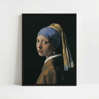 Framed Canvas - Framed canvas in black frame