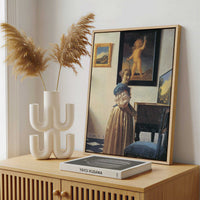 Framed Canvas - Framed canvas in a stylish interior setting