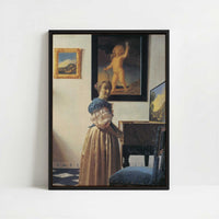 Framed Canvas - Framed canvas in black frame