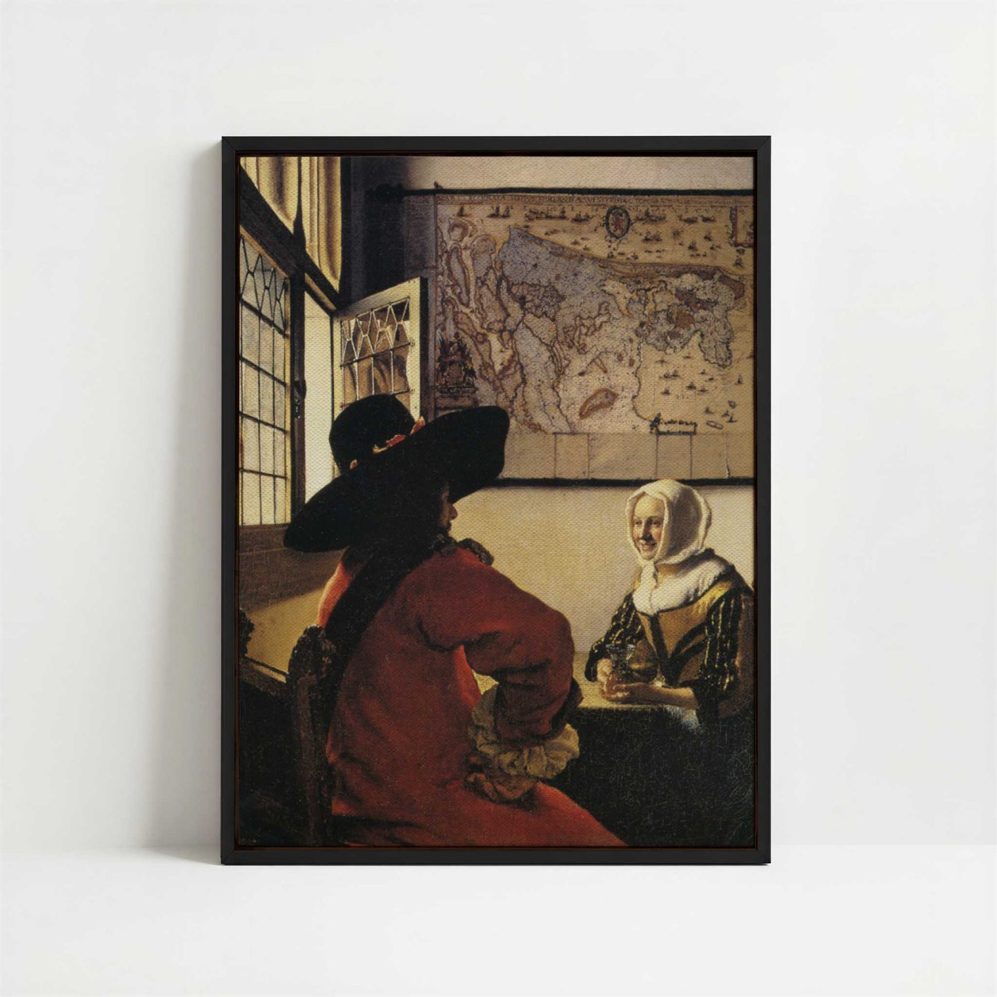 Framed Canvas - Framed canvas in black frame