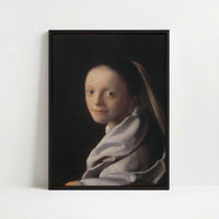 Framed Canvas - Framed canvas in black frame