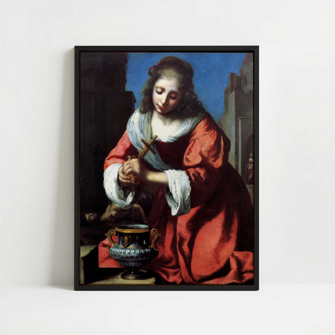 Framed Canvas - Framed canvas in black frame