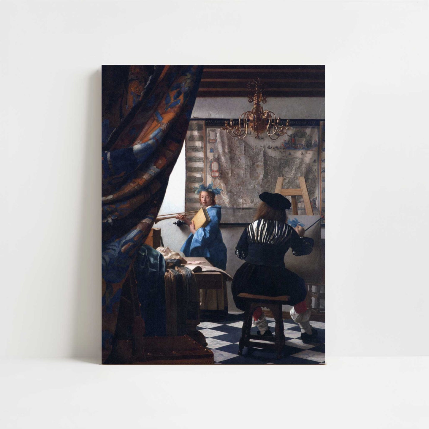 The Art of Painting (1666) by Johannes Vermeer – Art Print - Unframed art print