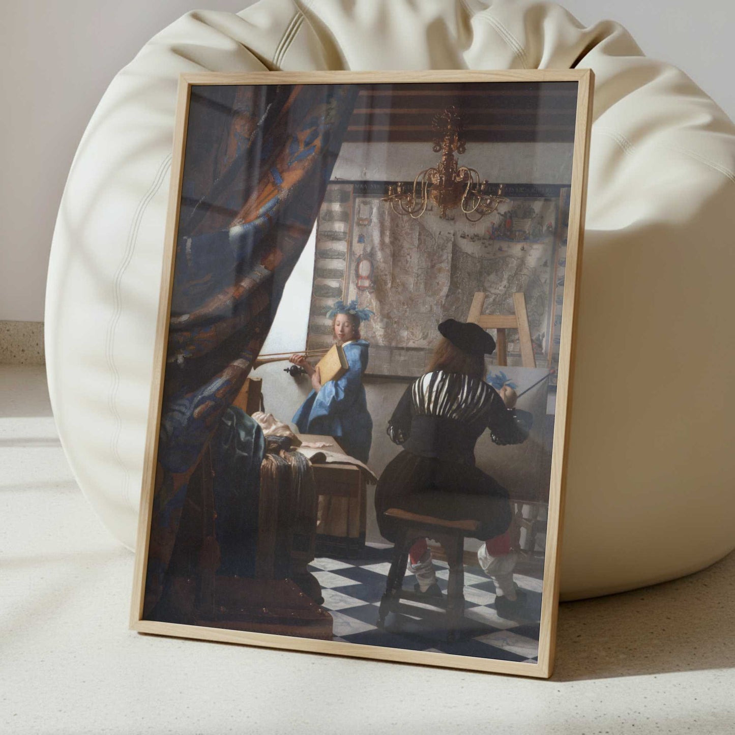 The Art of Painting (1666) by Johannes Vermeer – Art Print - Interior inspiration