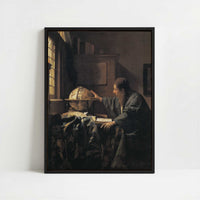 Framed Canvas - Framed canvas in black frame
