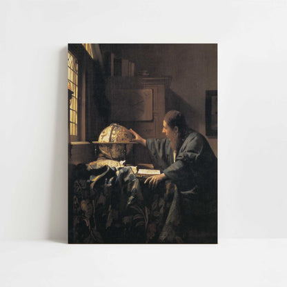 The Astronomer (1668) by Johannes Vermeer – Art Print - Unframed art print