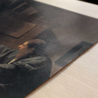 The Astronomer (1668) by Johannes Vermeer – Art Print - Close-up detail of the art print