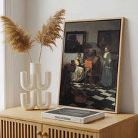 Framed Canvas - Framed canvas in a stylish interior setting