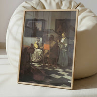 The Concert (1665-66) by Johannes Vermeer – Art Print - Interior inspiration