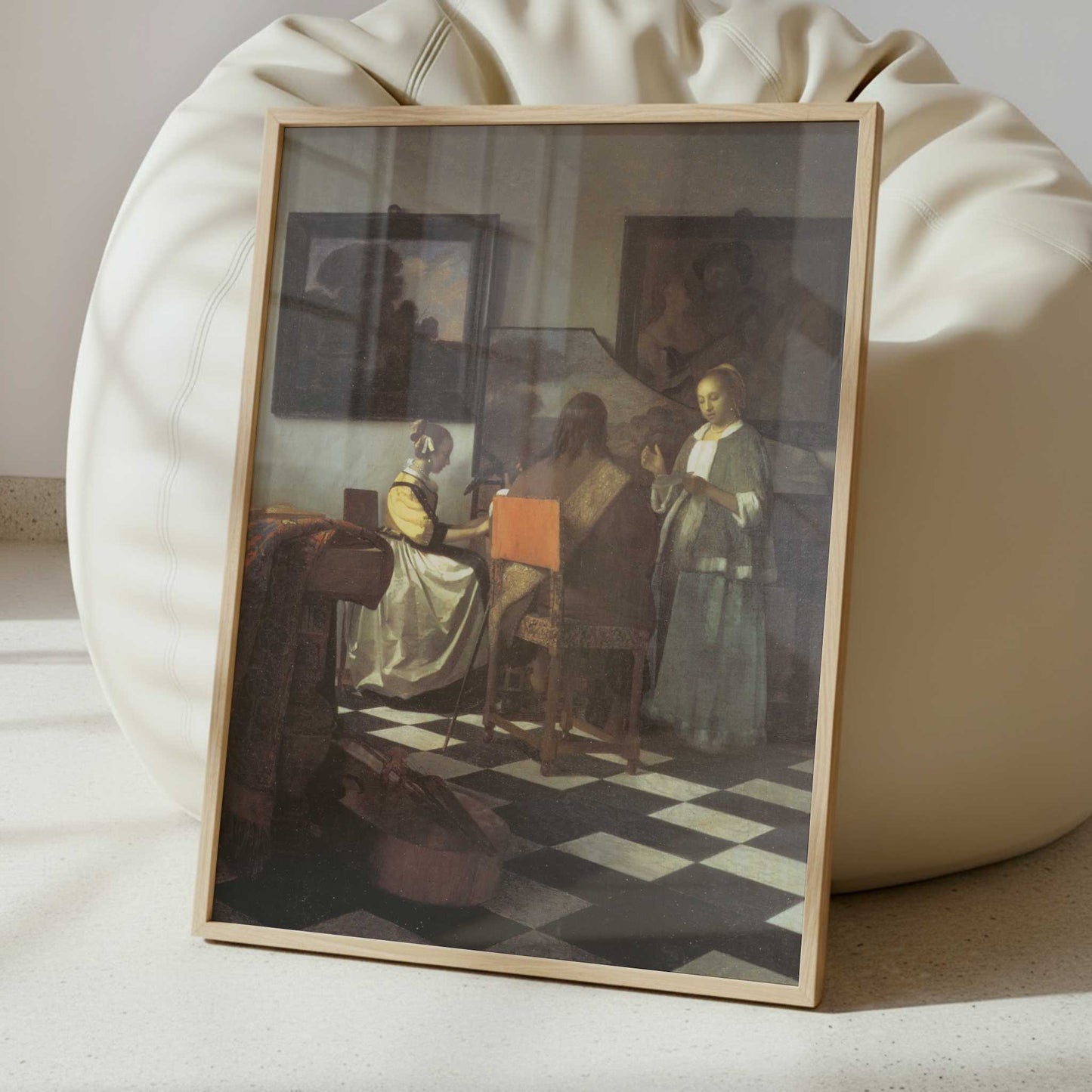 The Concert (1665-66) by Johannes Vermeer – Art Print - Interior inspiration