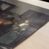 The Concert (1665-66) by Johannes Vermeer – Art Print - Close-up detail of the art print