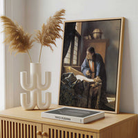 Framed Canvas - Framed canvas in a stylish interior setting