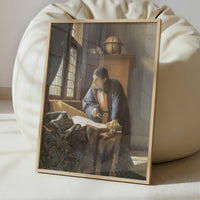 The Geographer (1668-69) by Johannes Vermeer – Art Print - Interior inspiration