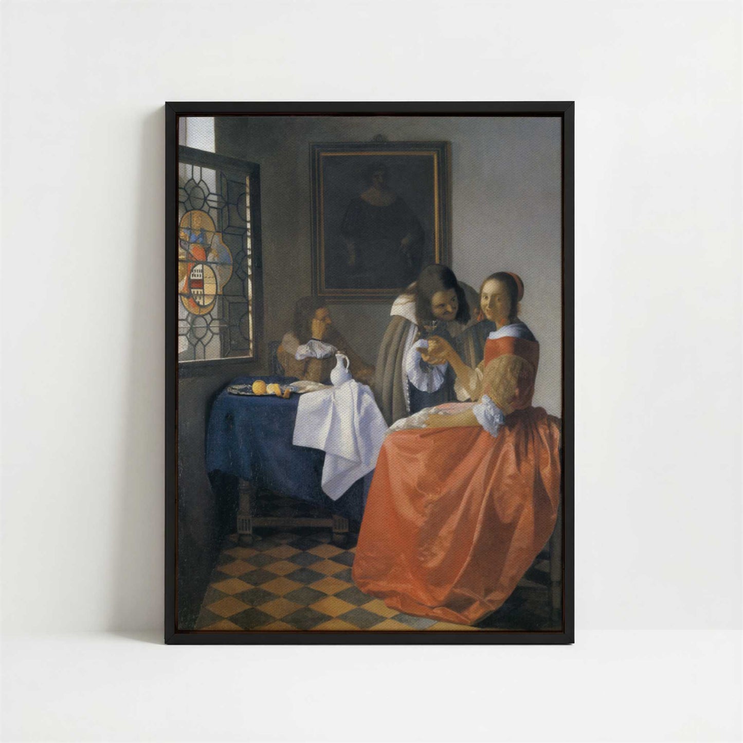 Framed Canvas - Framed canvas in black frame