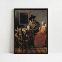 Framed Canvas - Framed canvas in black frame