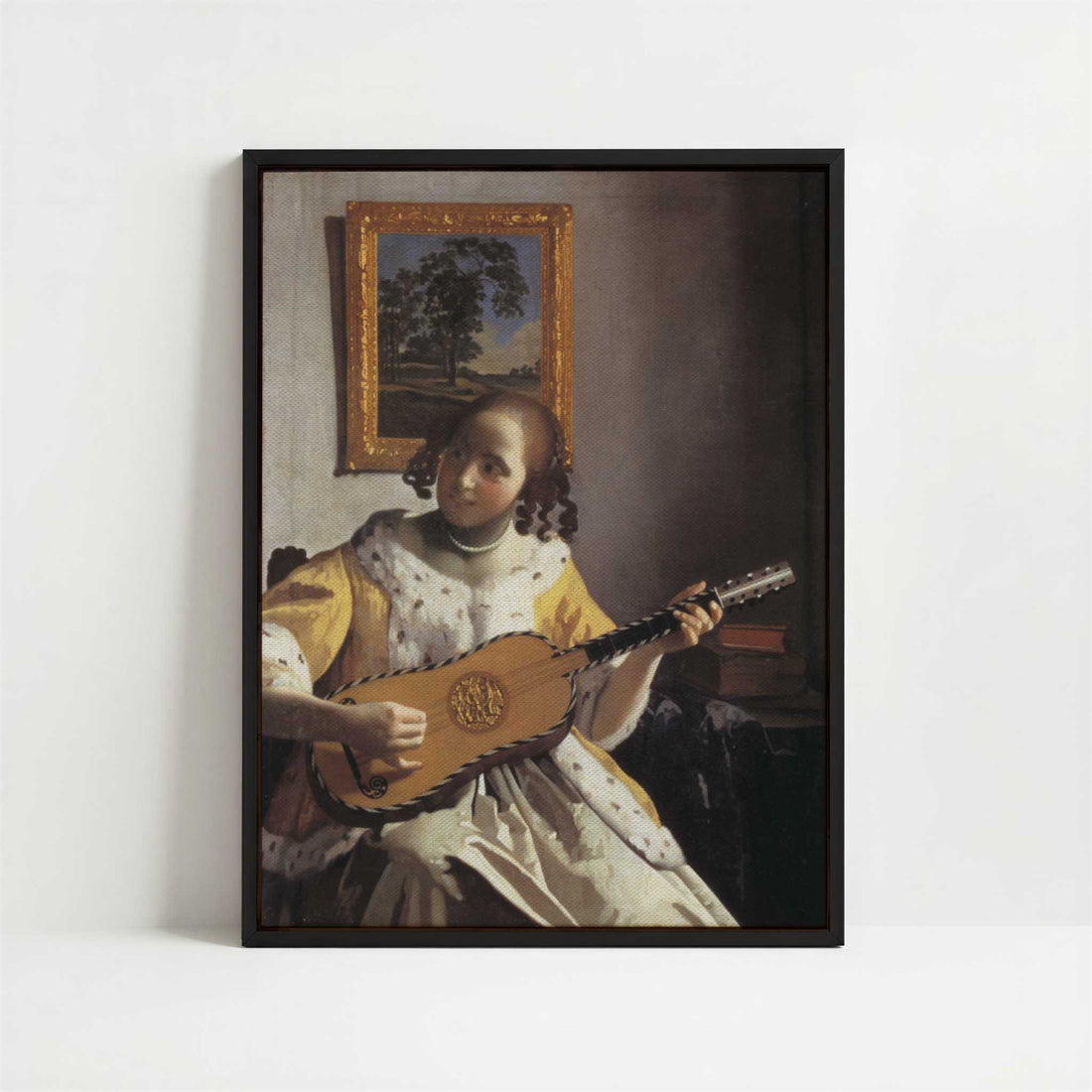 Framed Canvas - Framed canvas in black frame