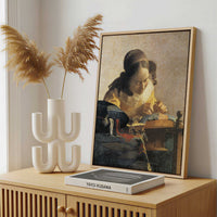 Framed Canvas - Framed canvas in a stylish interior setting
