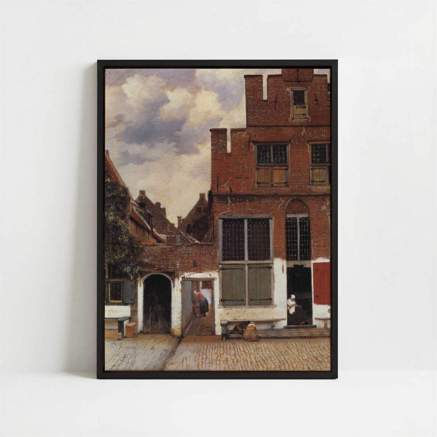 Framed Canvas - Framed canvas in black frame