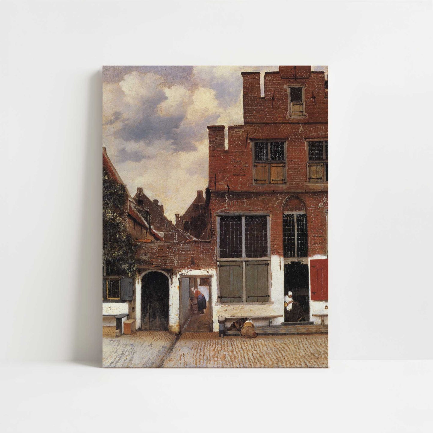 The Little Street in Delft (1657-58) by Johannes Vermeer – Art Print - Unframed art print