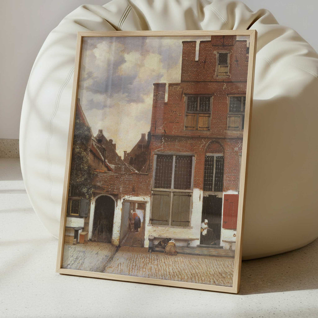 The Little Street in Delft (1657-58) by Johannes Vermeer – Art Print - Interior inspiration