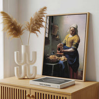 Framed Canvas - Framed canvas in a stylish interior setting