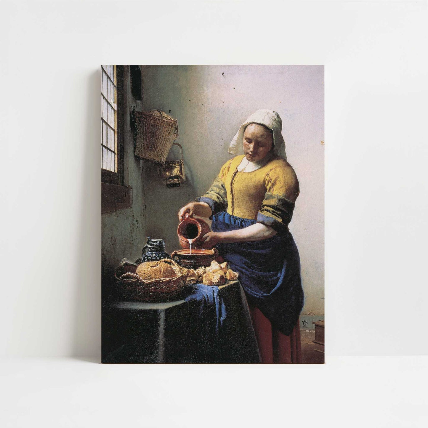 The Milkmaid (1658–60) by Johannes Vermeer – Art Print - Unframed art print