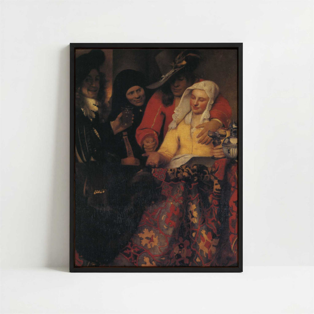 Framed Canvas - Framed canvas in black frame