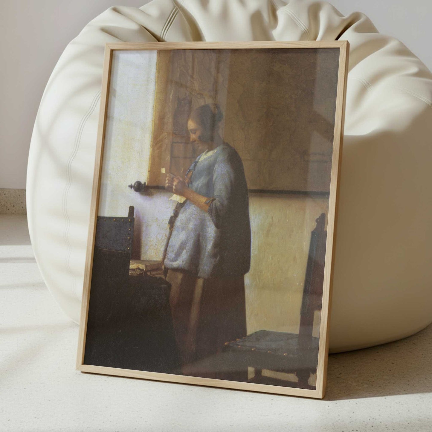The Reader (1663–64) by Johannes Vermeer – Art Print - Interior inspiration