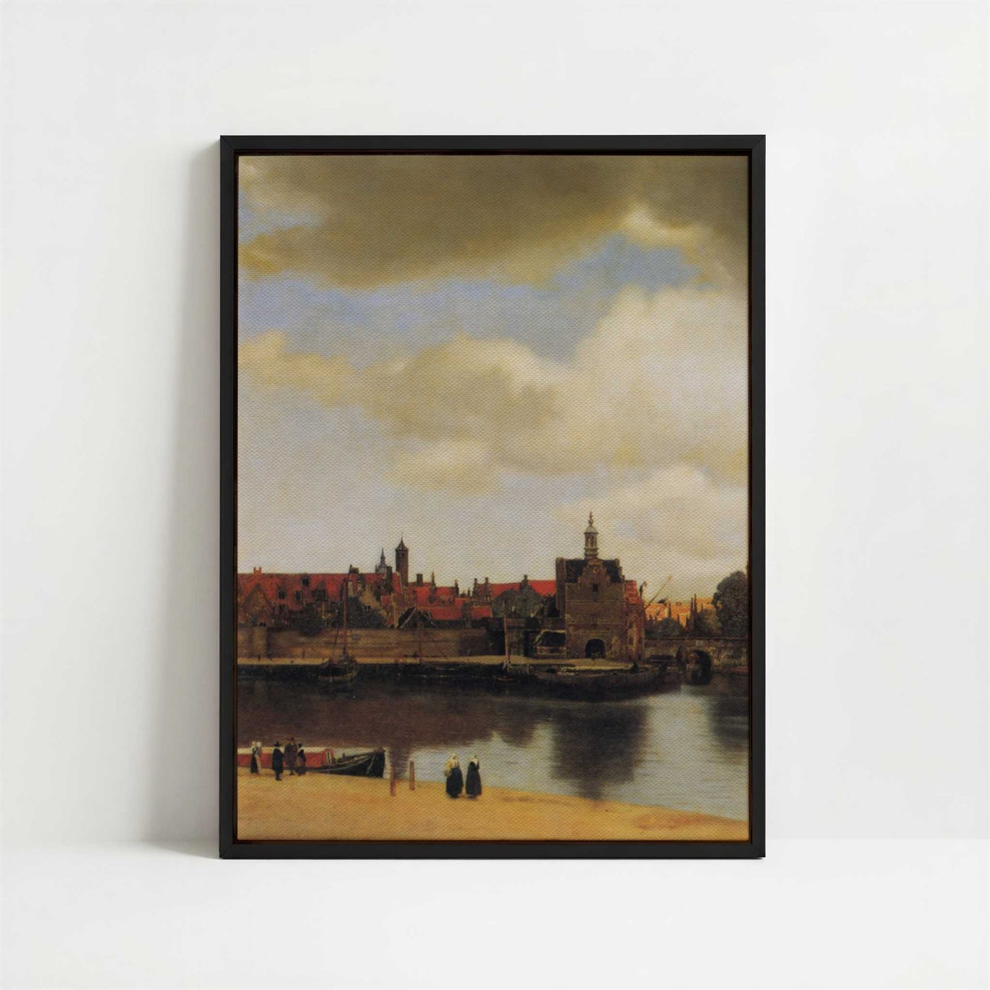 Framed Canvas - Framed canvas in black frame
