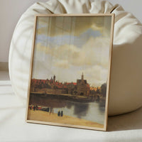 View of Delft (1660-61) by Johannes Vermeer – Art Print - Interior inspiration