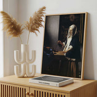 Framed Canvas - Framed canvas in a stylish interior setting