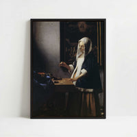 Framed Canvas - Framed canvas in black frame