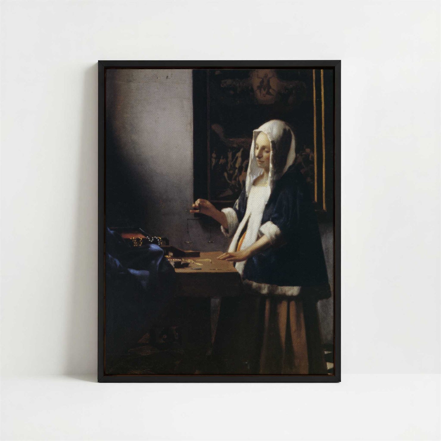 Framed Canvas - Framed canvas in black frame