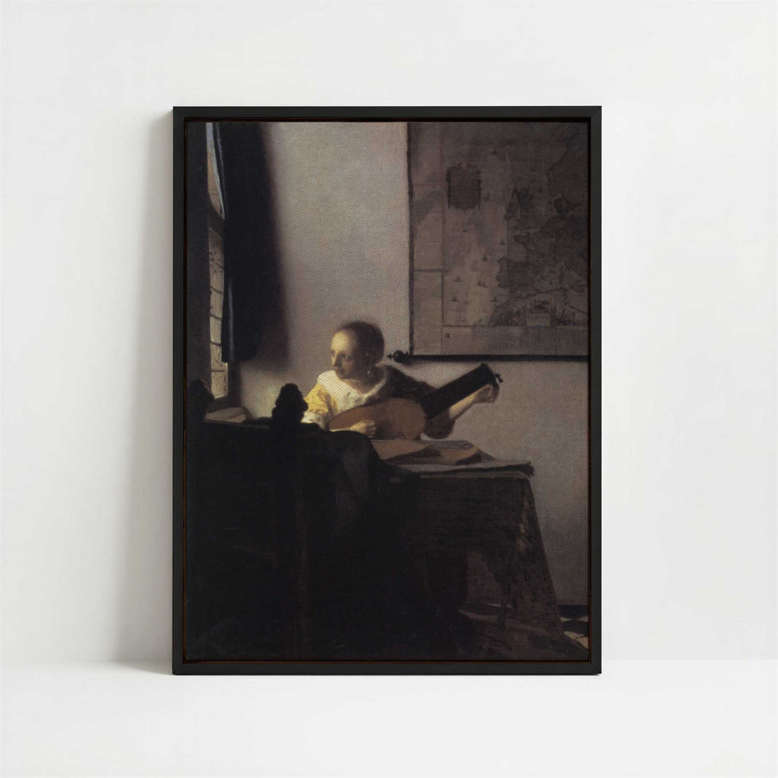 Framed Canvas - Framed canvas in black frame