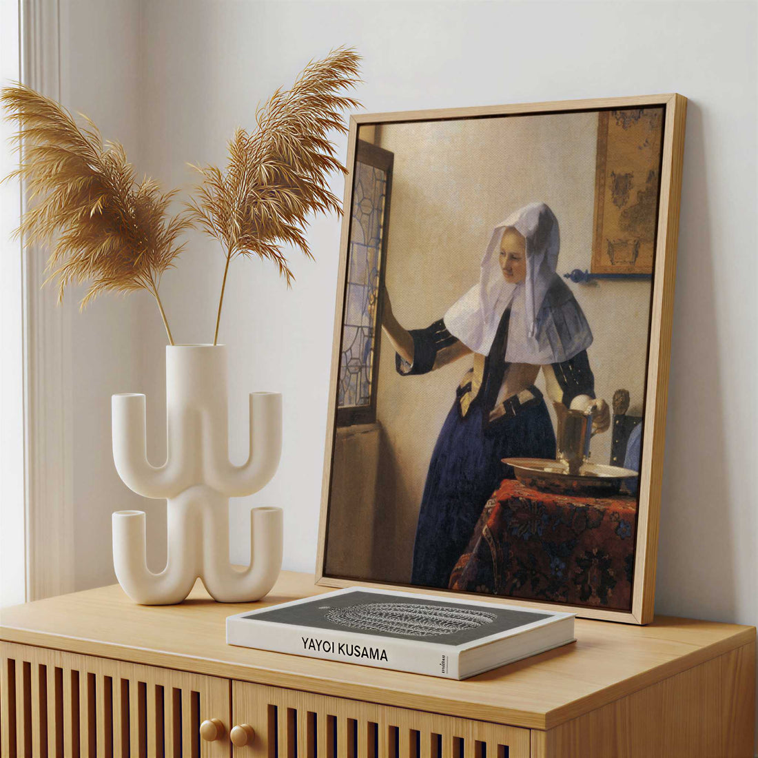 Framed Canvas - Framed canvas in a stylish interior setting
