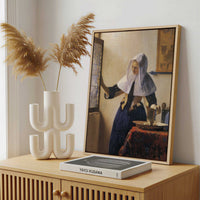 Framed Canvas - Framed canvas in a stylish interior setting