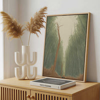 Framed Canvas - Framed canvas in a stylish interior setting