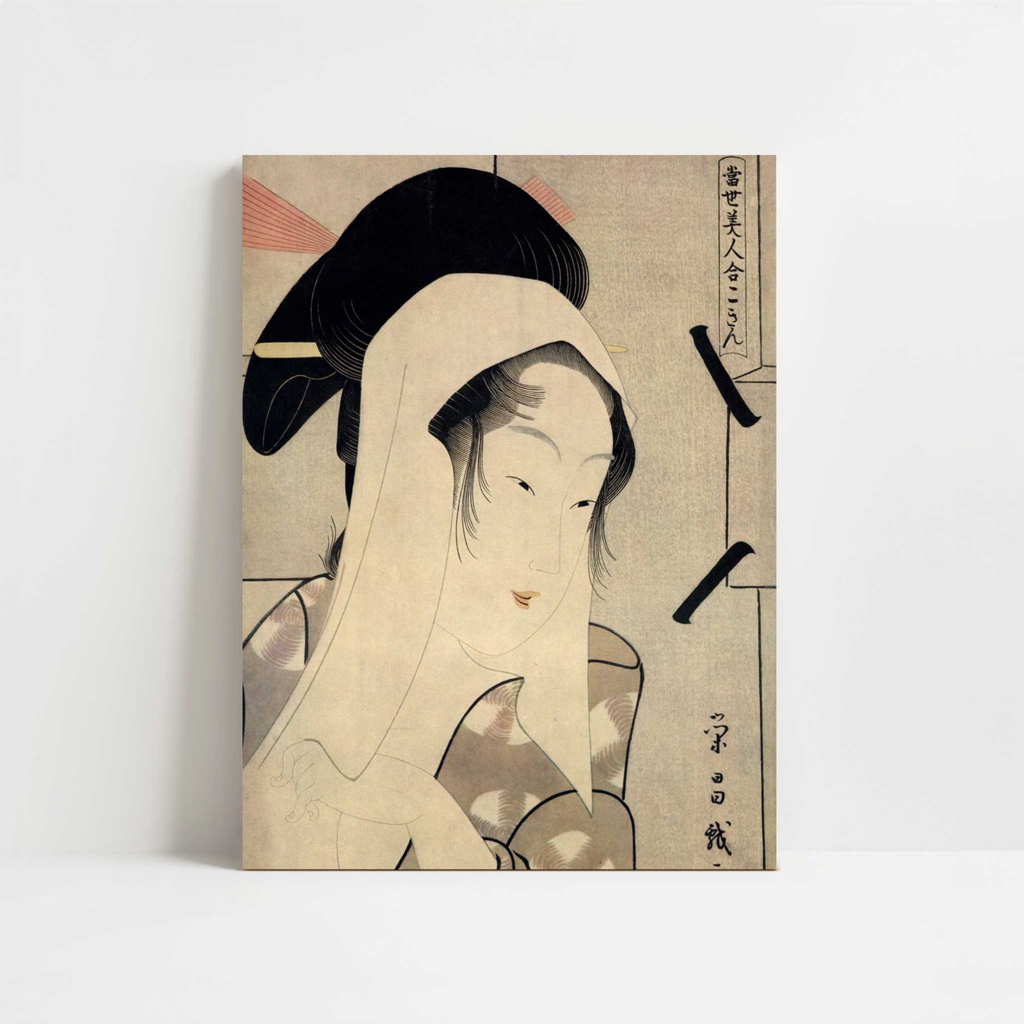 Portrait of a Young Otatsu (1790s) by Yeisho – Art Print - Unframed art print