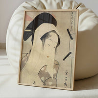 Portrait of a Young Otatsu (1790s) by Yeisho – Art Print - Interior inspiration